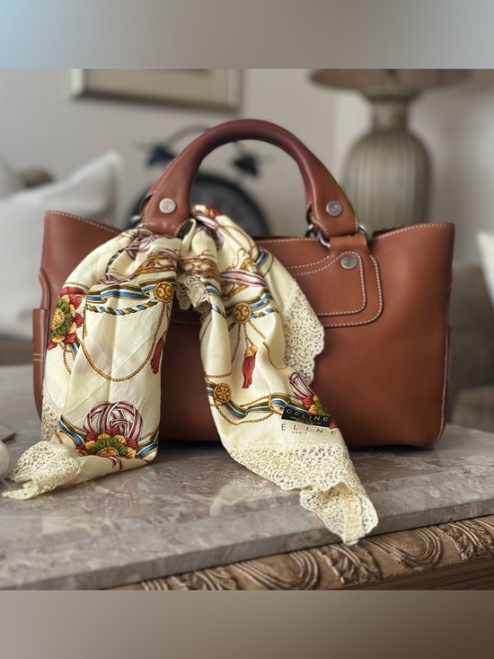 Celine Handbags - CÉLINE Boogie Bag Cognac Leather Satchel | Vintage Old Céline | Michael Kors Era